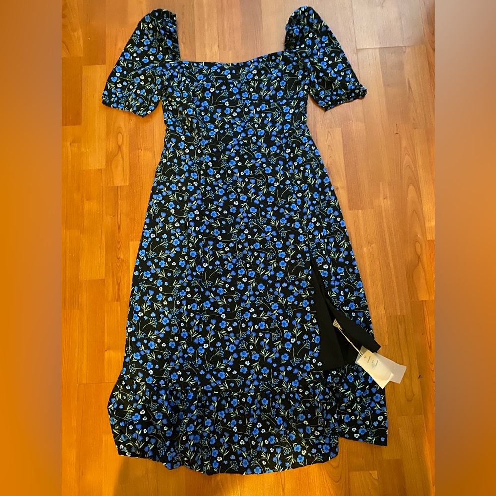 Commense Blue midi floral dress